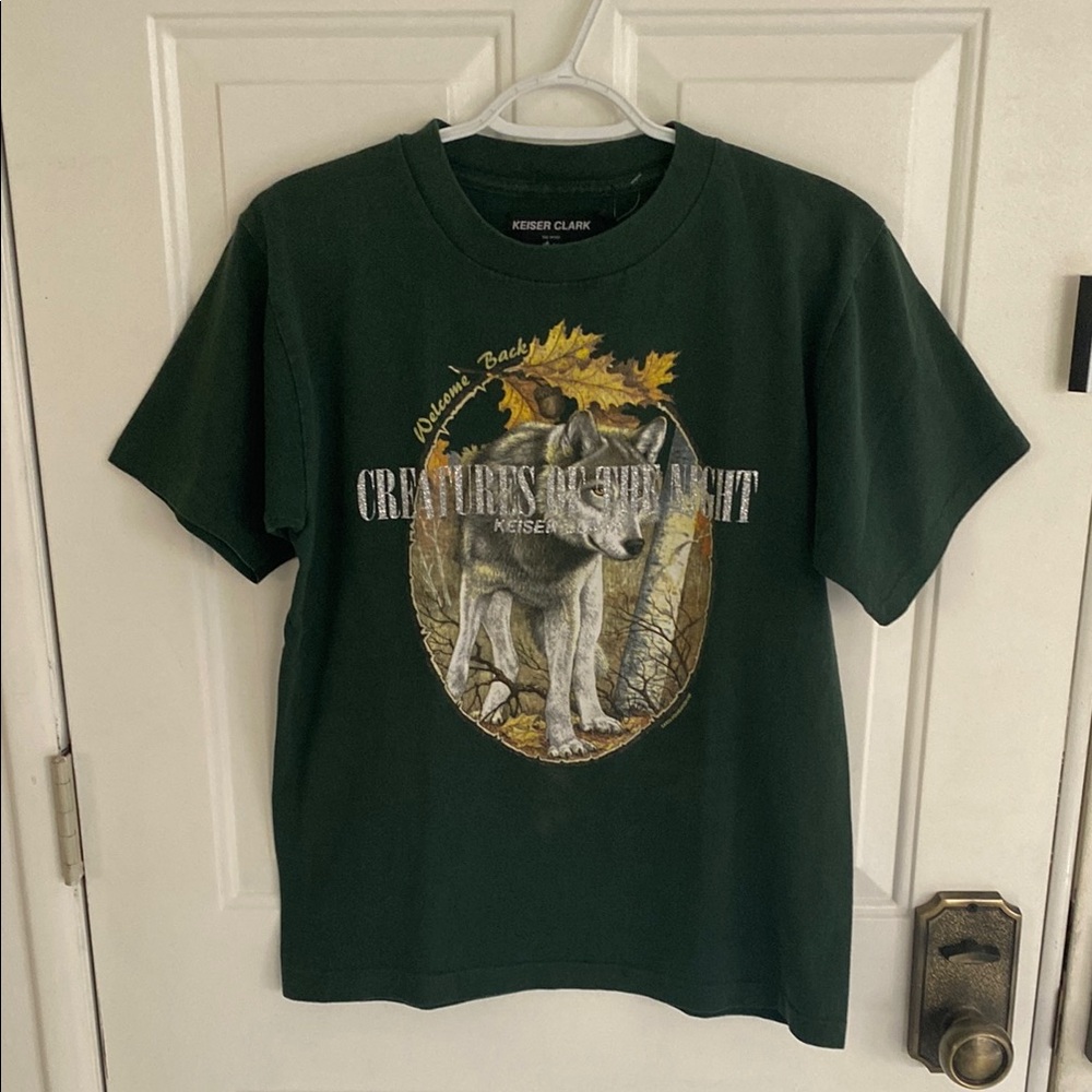 Keiser Clark Creatures Of The Night Vintage Wolf  Tee